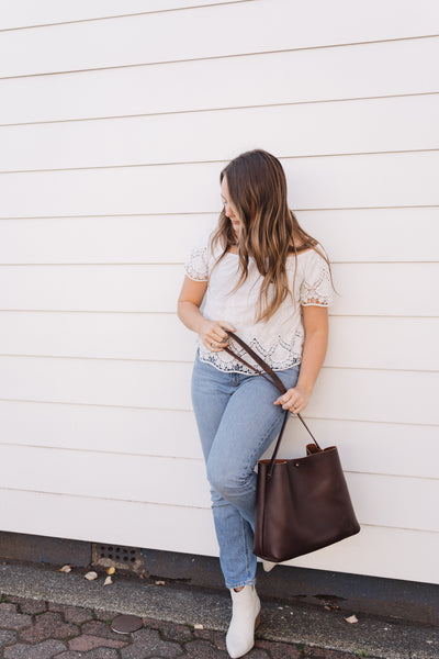 Strathcona Crossbody Leather Bag