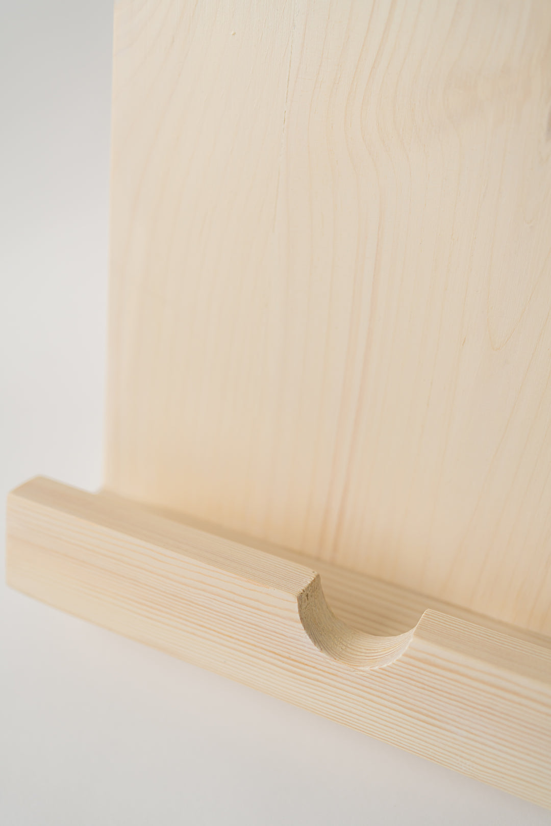 Handmade Cookbook Stand - Soft Taupe