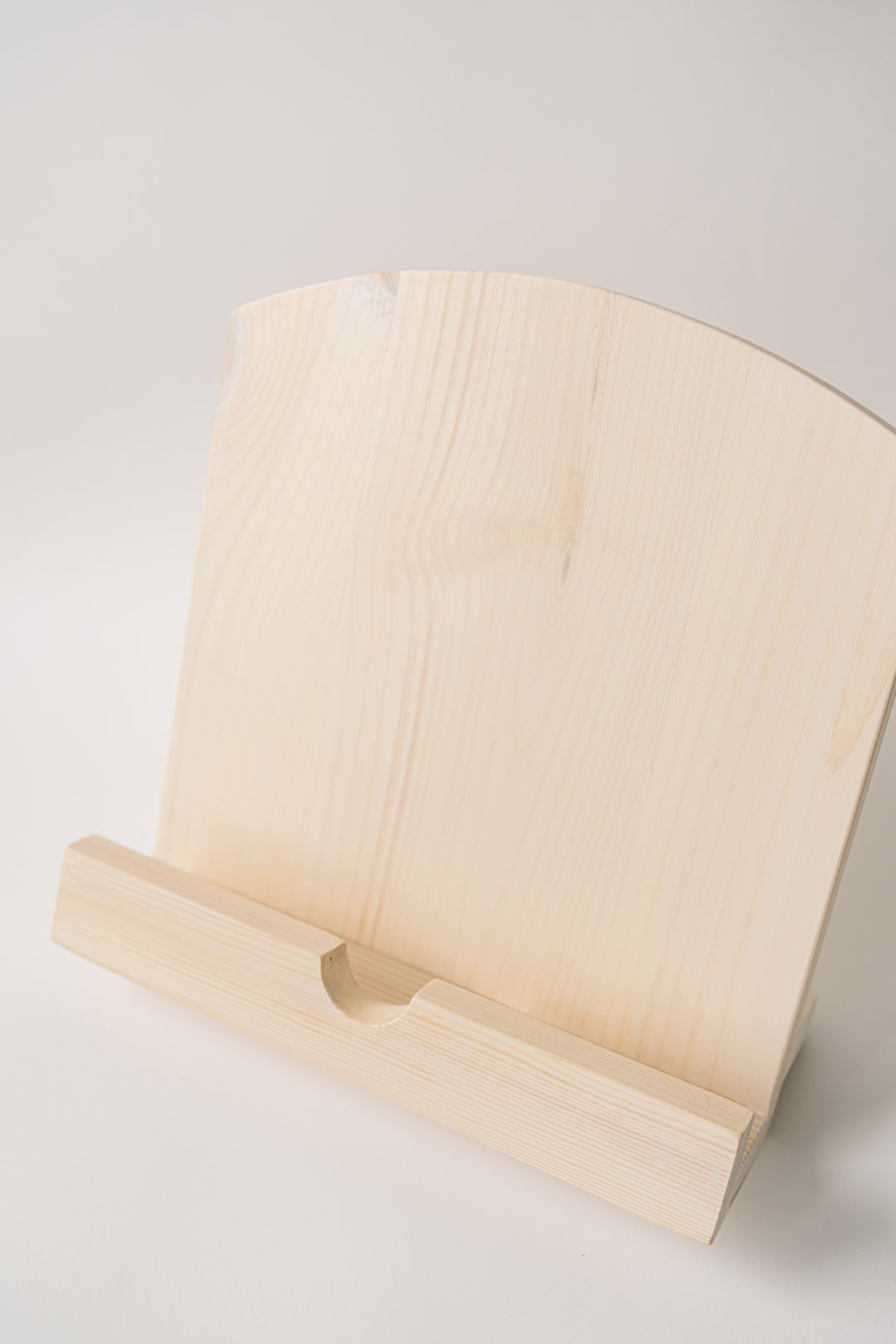 Handmade Cookbook Stand - Soft Taupe