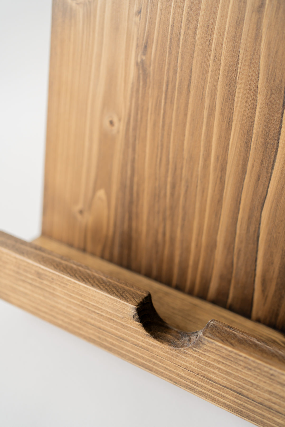 Handmade Cookbook Stand - Soft Taupe