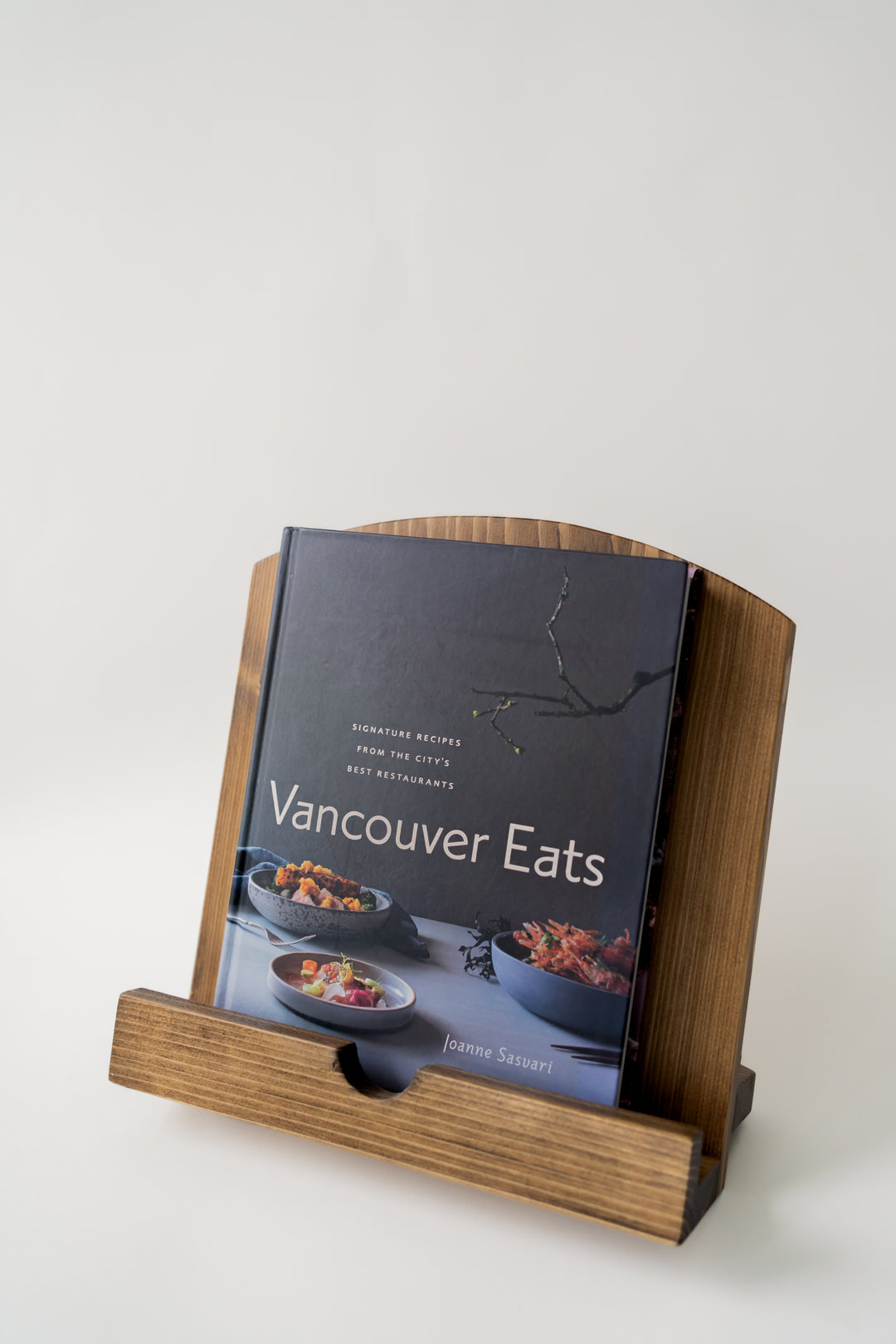 Handmade Cookbook Stand - Soft Taupe