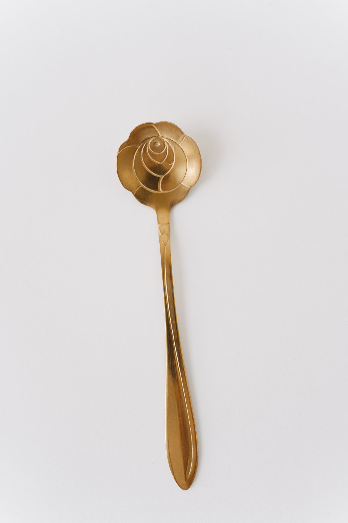 Gold Flower Spoon