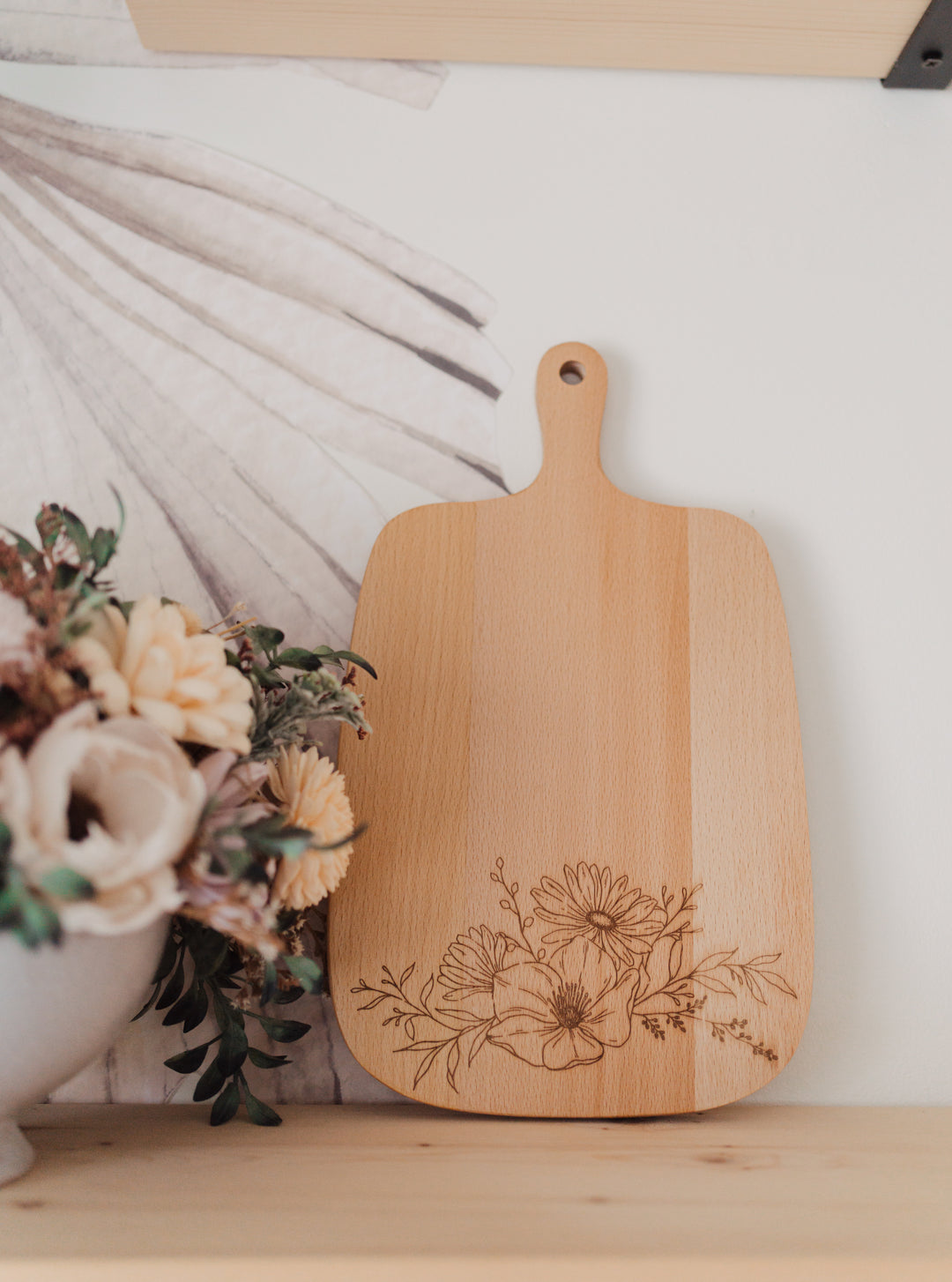 Floral Charcuterie Board - Spring Blooms