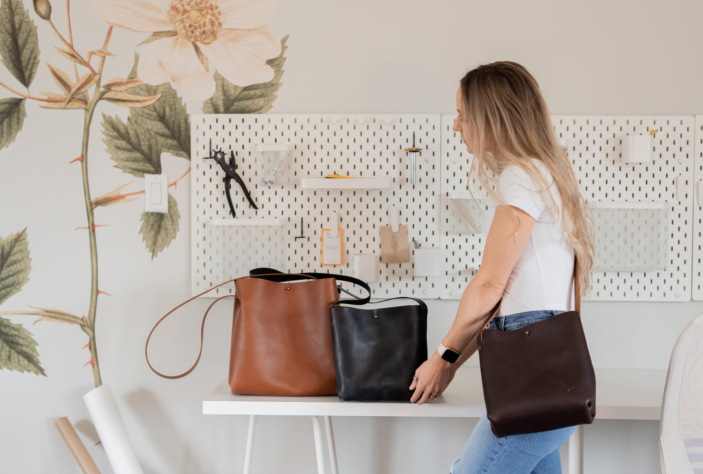 Strathcona Crossbody Leather Bag