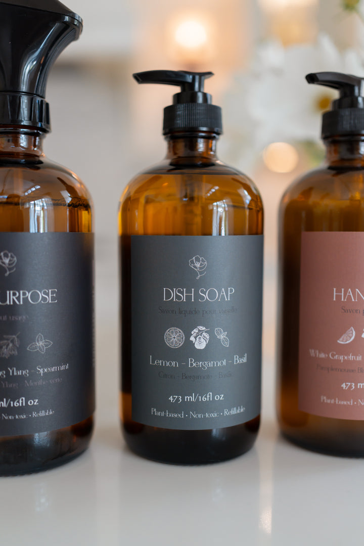 Wildflower Mercantile Dish Soap - Lemon | Bergamot | Basil