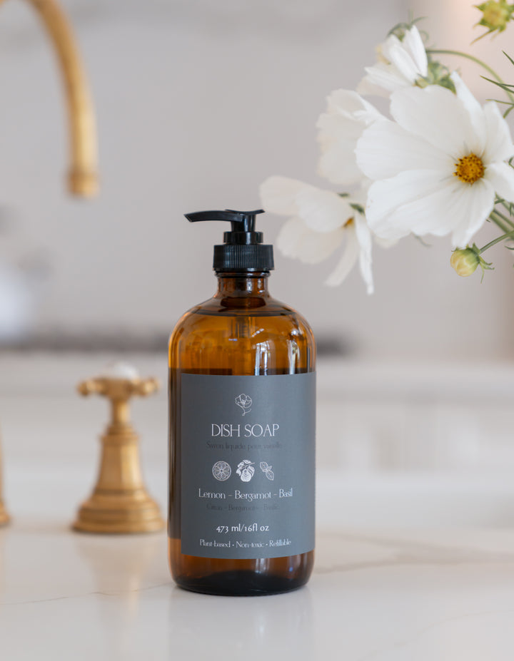 Wildflower Mercantile Dish Soap - Lemon | Bergamot | Basil