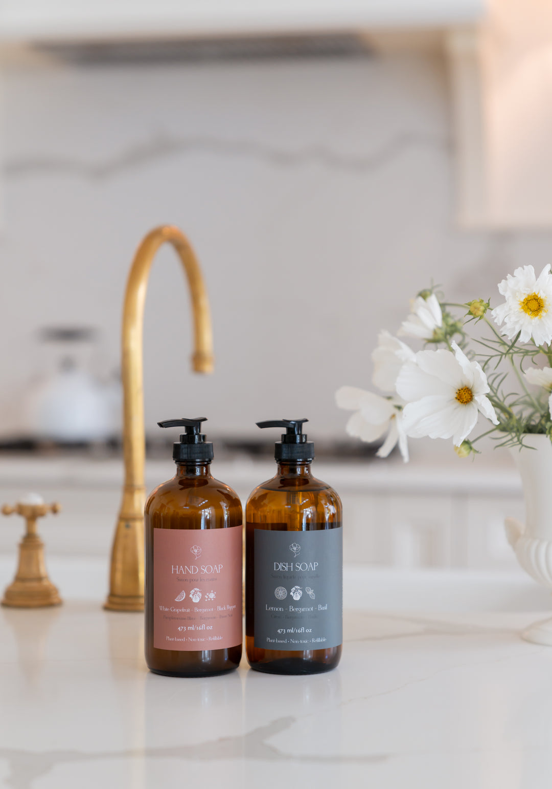 Wildflower Mercantile Dish Soap - Lemon | Bergamot | Basil