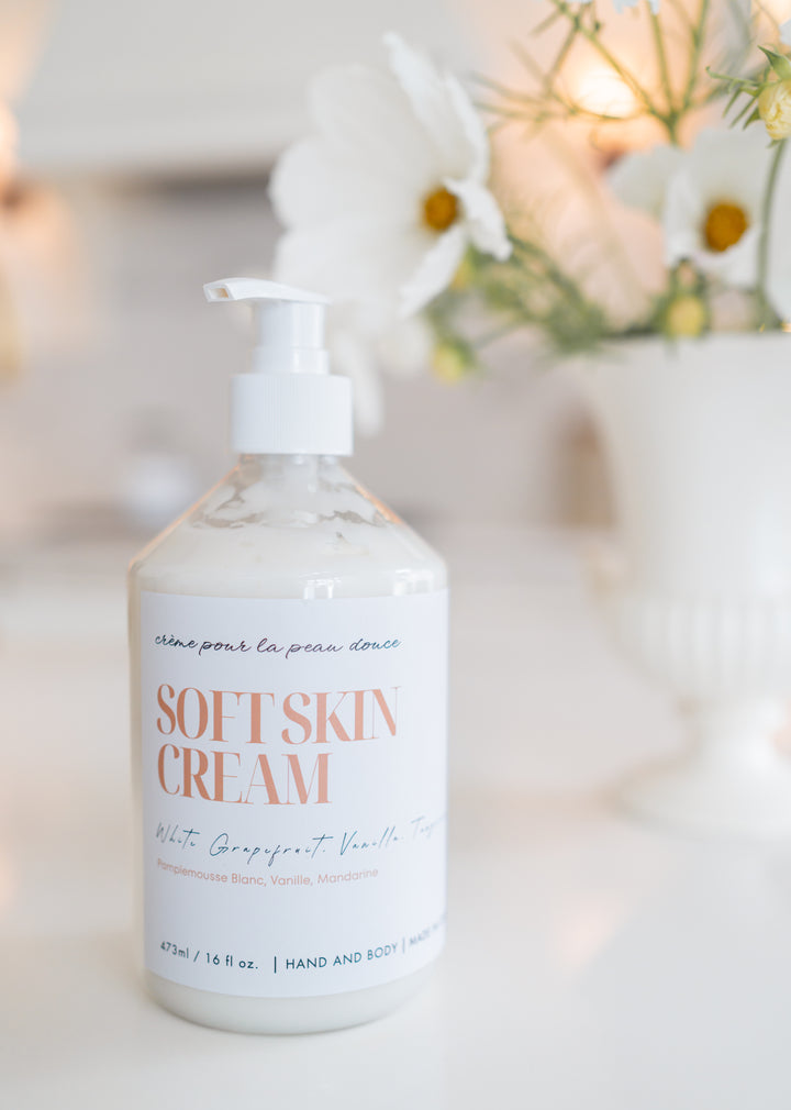Wildflower Mercantile Soft Skin Cream -  White Grapefruit | Vanilla | Tangerine