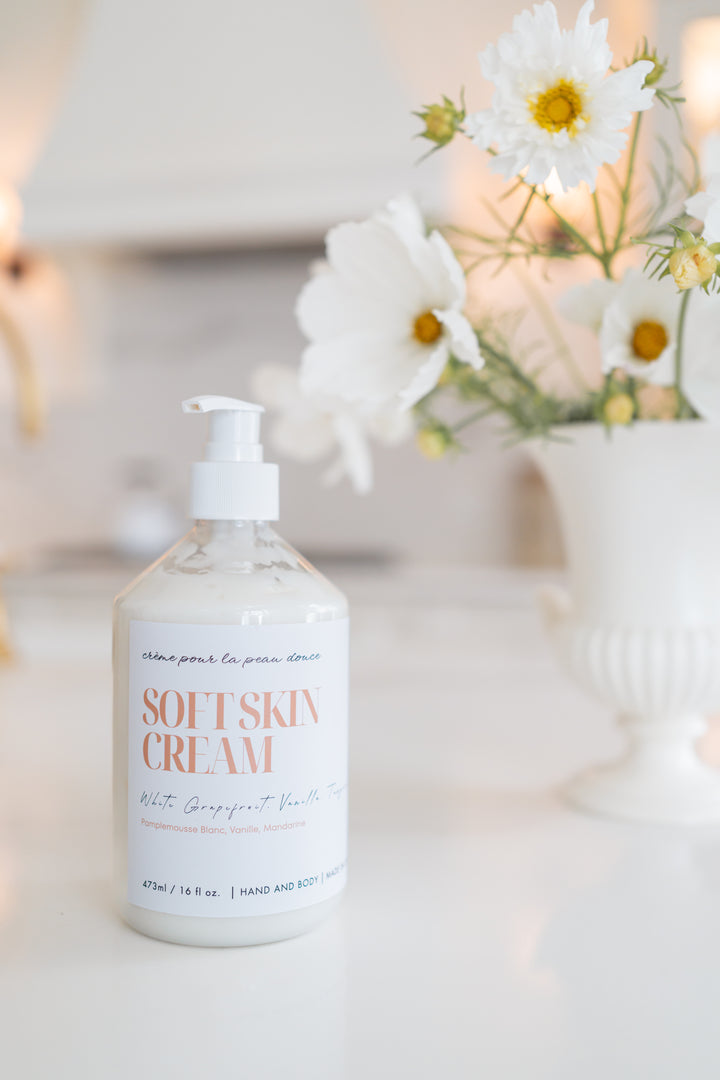 Wildflower Mercantile Soft Skin Cream -  White Grapefruit | Vanilla | Tangerine