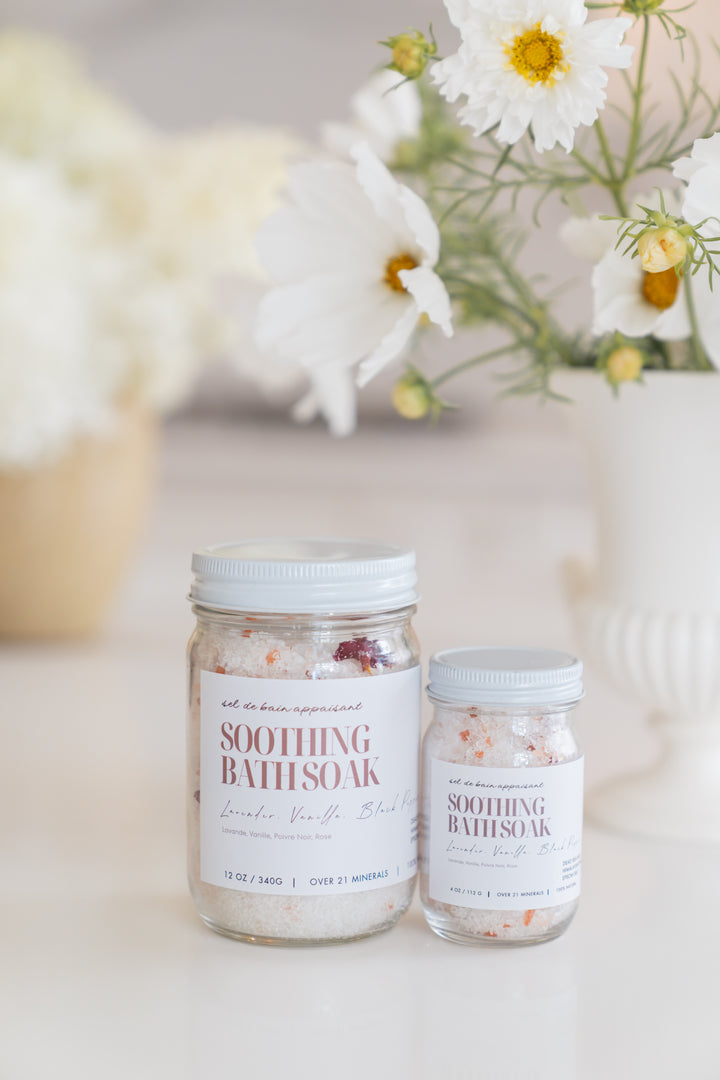 Wildflower Mercantile Soothing Bath Soak -  Lavender | Vanilla | Black Pepper | Rose