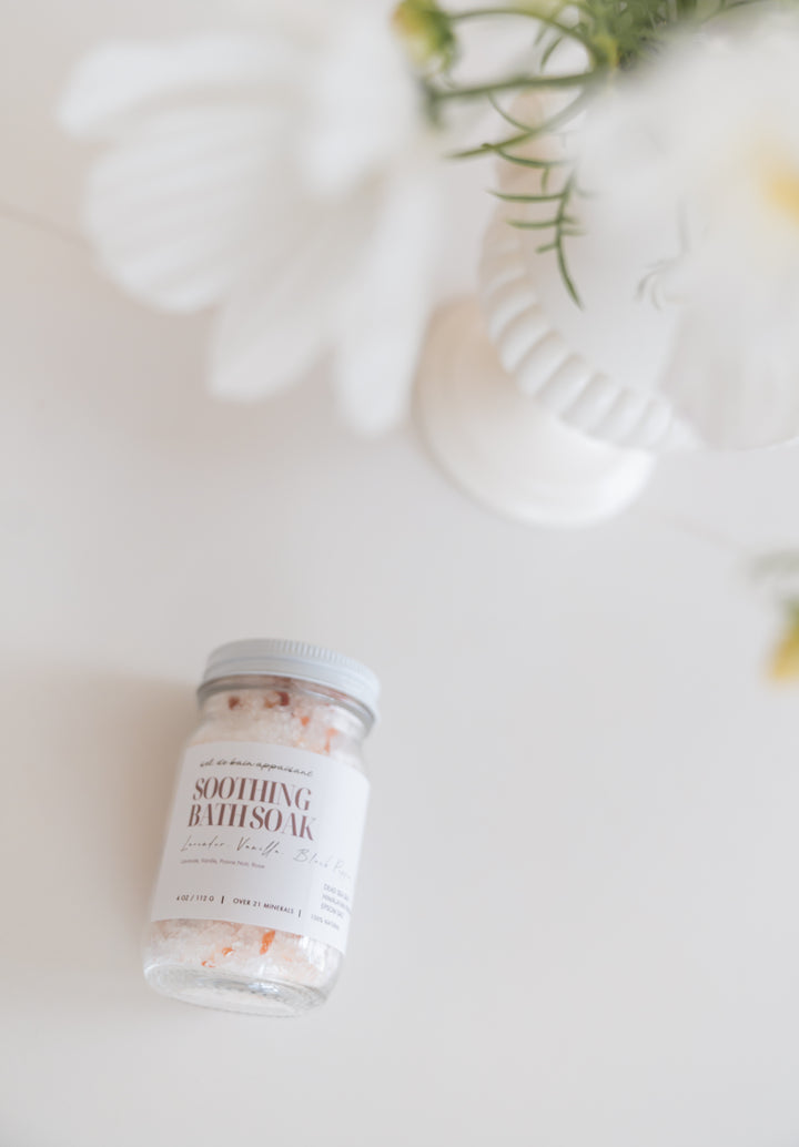 Wildflower Mercantile Soothing Bath Soak -  Lavender | Vanilla | Black Pepper | Rose