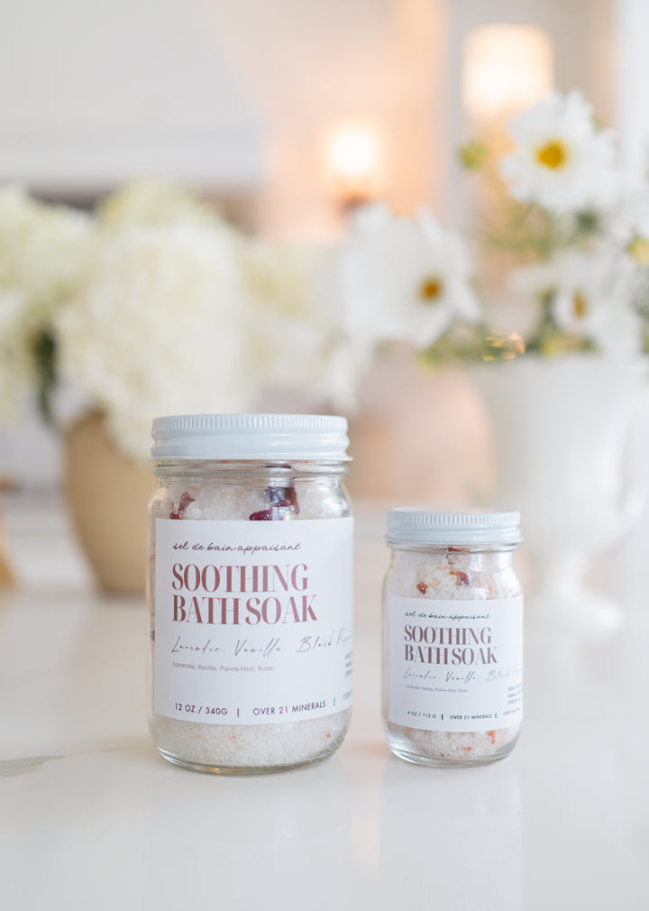 Wildflower Mercantile Soothing Bath Soak -  Lavender | Vanilla | Black Pepper | Rose