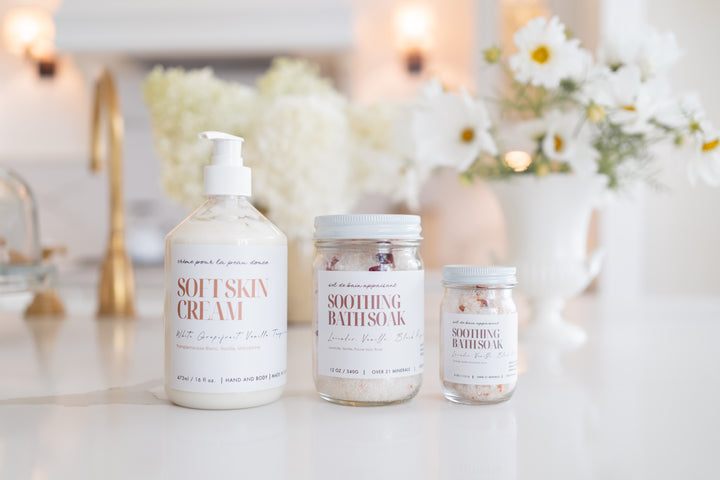 Wildflower Mercantile Soothing Bath Soak -  Lavender | Vanilla | Black Pepper | Rose