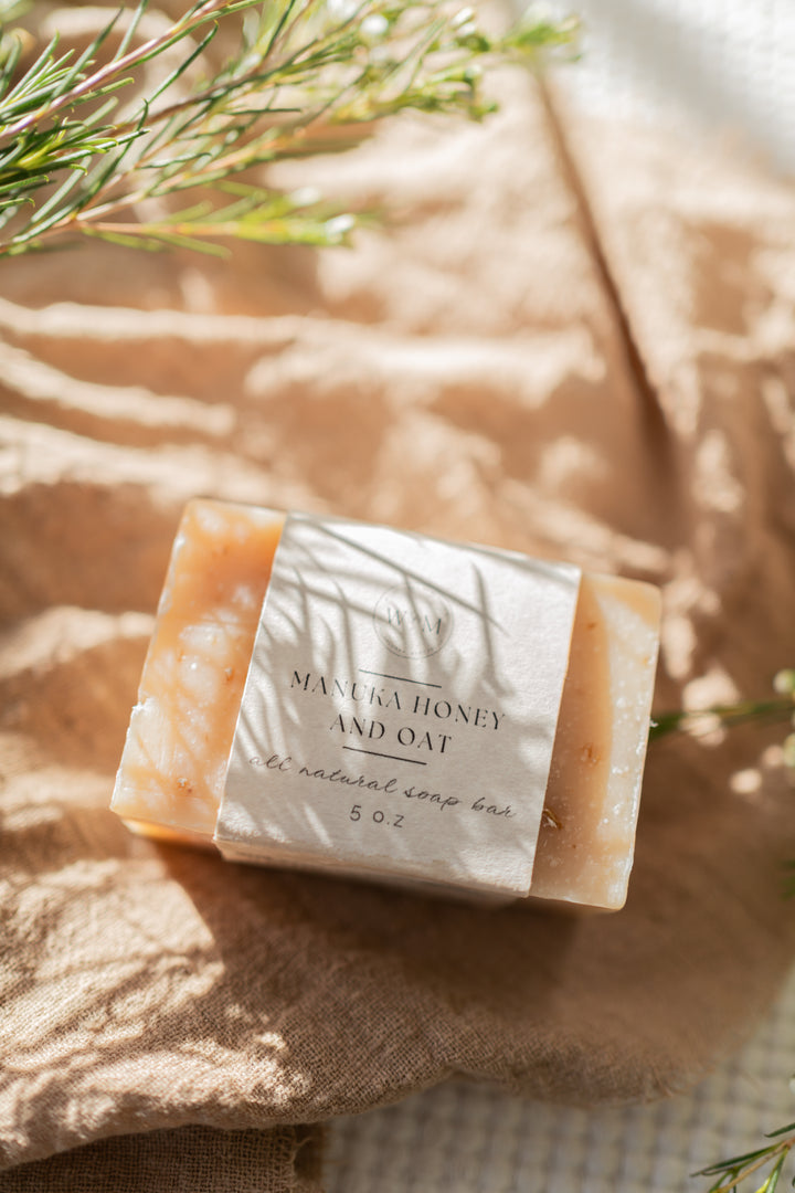 Manuka Honey and Oat Bar Soap
