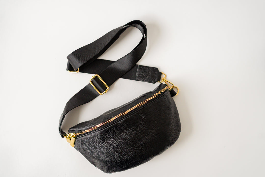 Vegan leather crossbody bag