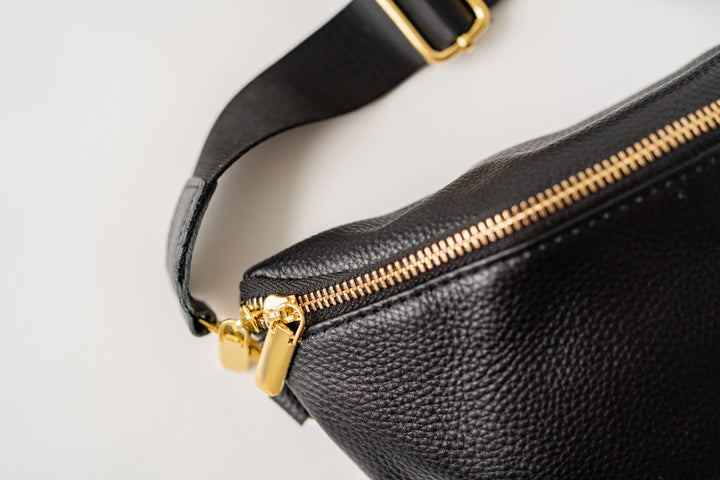 Vegan leather crossbody bag