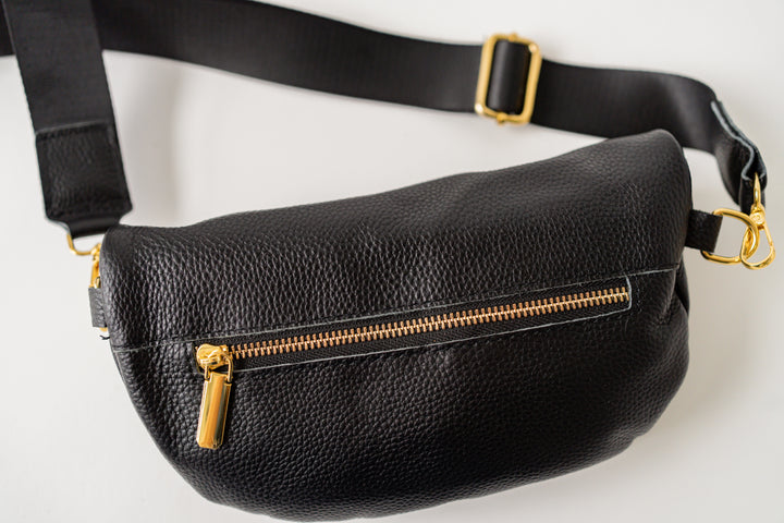 Vegan leather crossbody bag