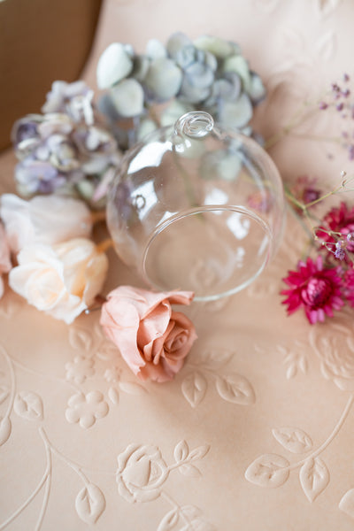Preserved Rose Terrarium Ornament Kit - Set of 2