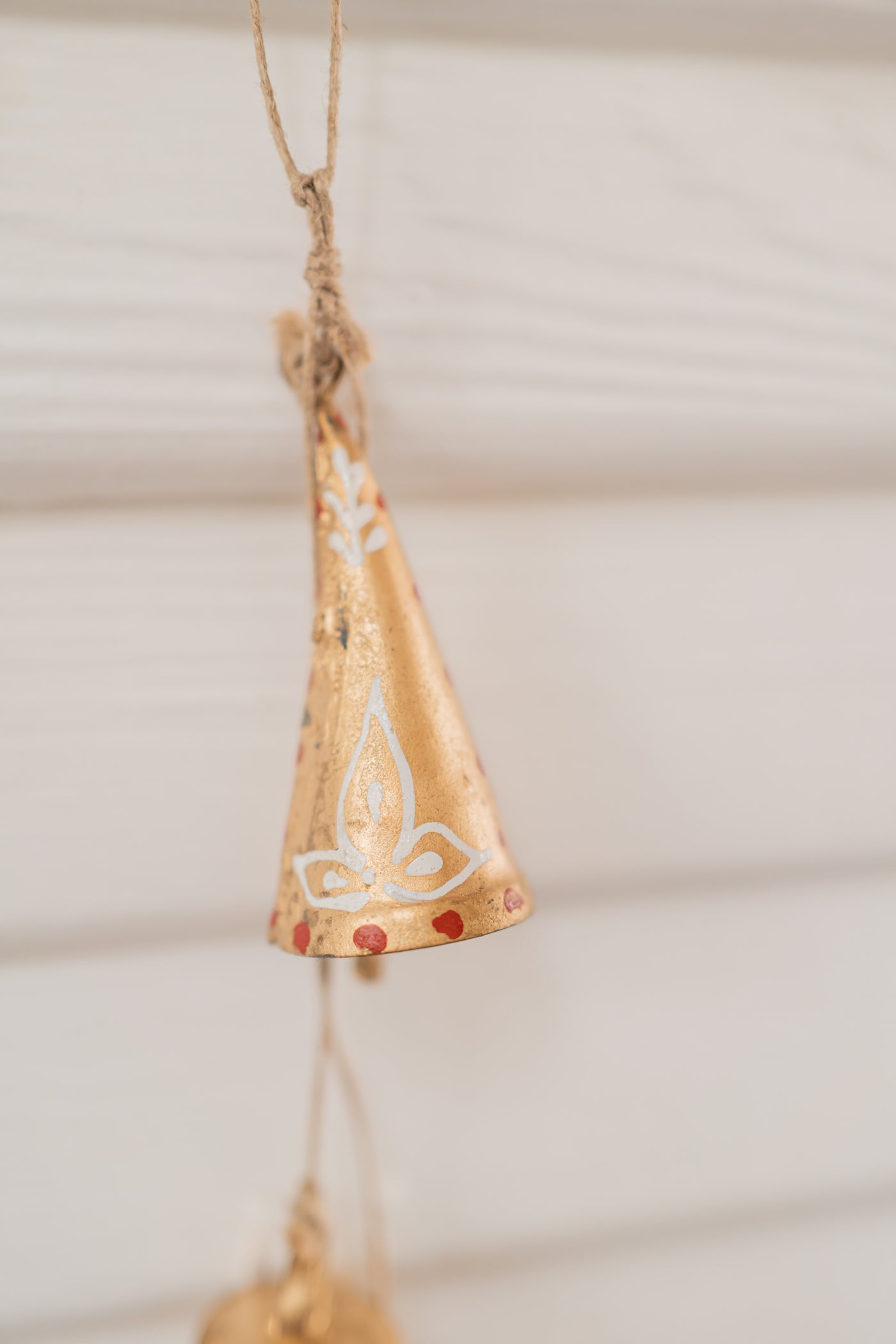 Hanging Metal Bells - Hand-Painted Design