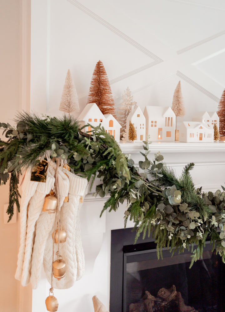 Decorative Metal Bells on Jute Hanger