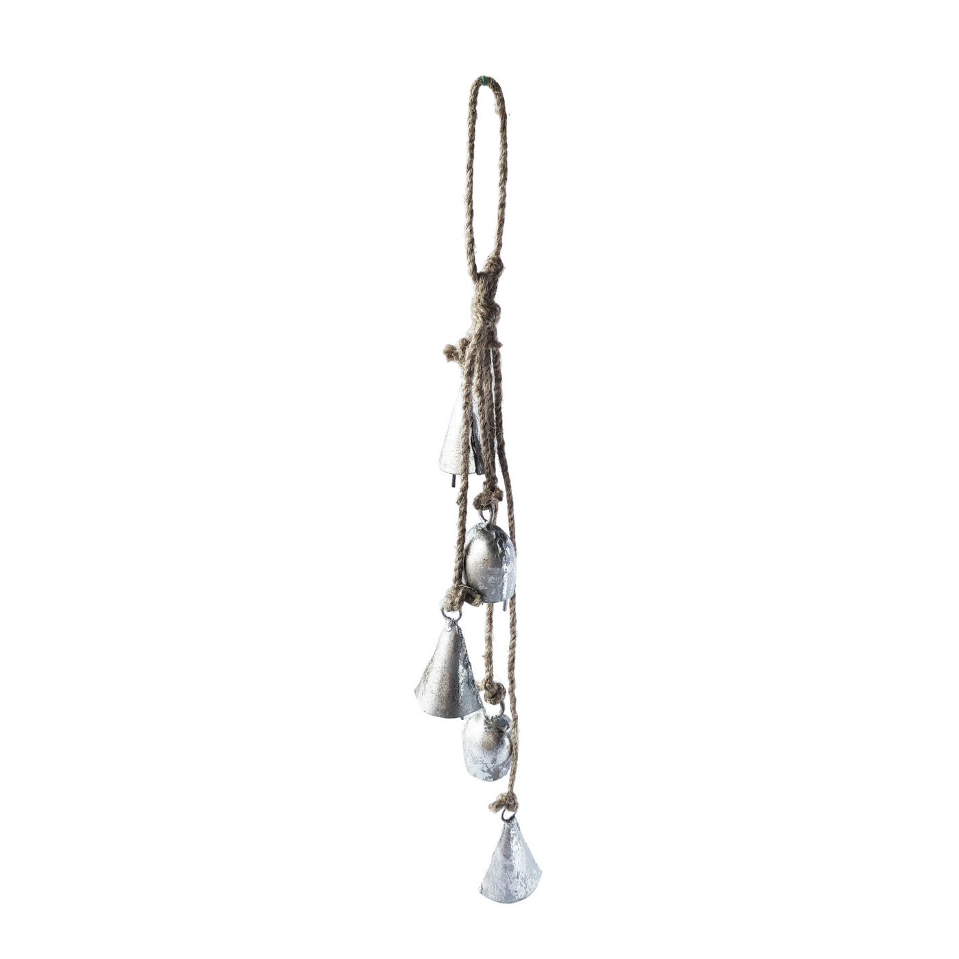 Handmade Hanging Silver Bells