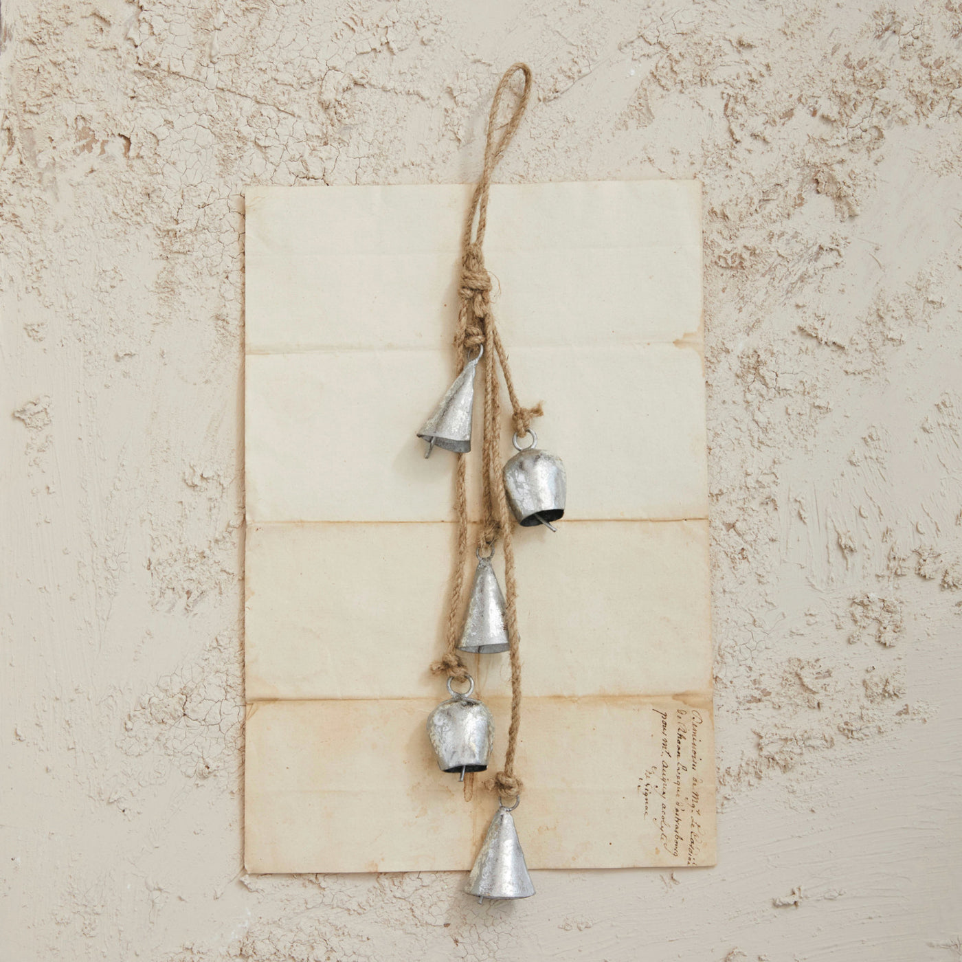 Handmade Hanging Silver Bells