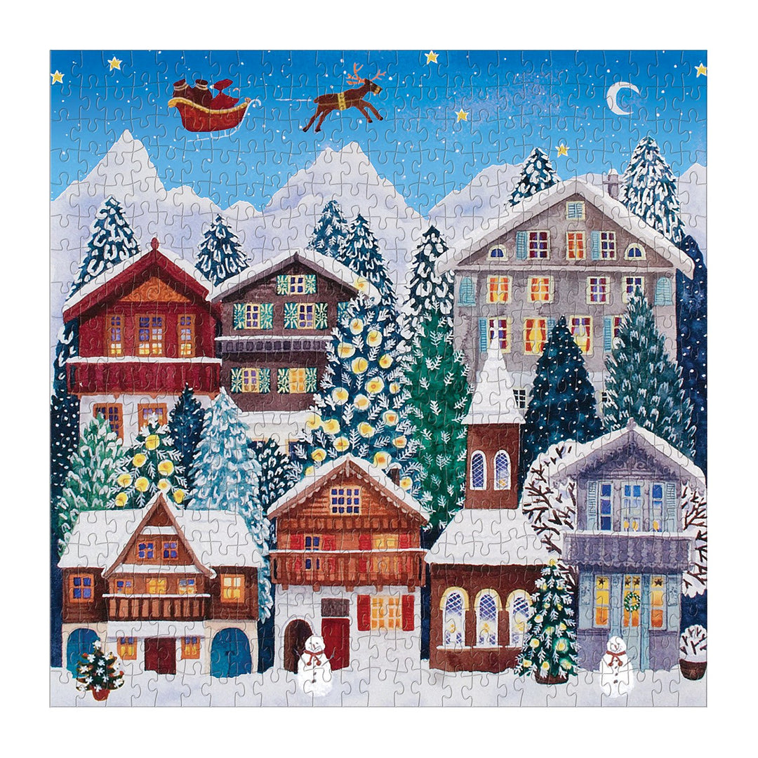 Yuletide Village 500 Piece Jigsaw Puzzle