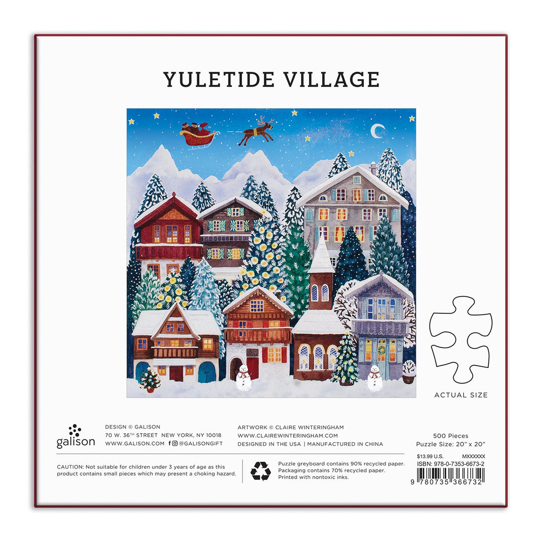 Yuletide Village 500 Piece Jigsaw Puzzle