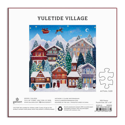 Yuletide Village 500 Piece Jigsaw Puzzle