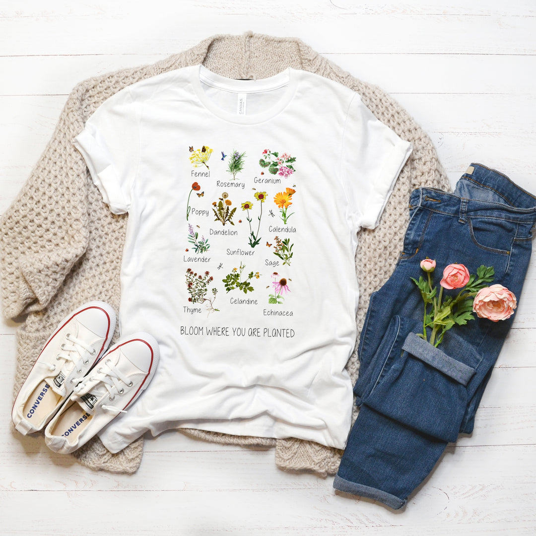 Bloom Where You Are Planted Tee