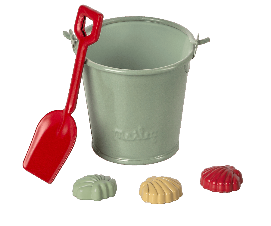 Maileg Beach set - Shovel, bucket & shells