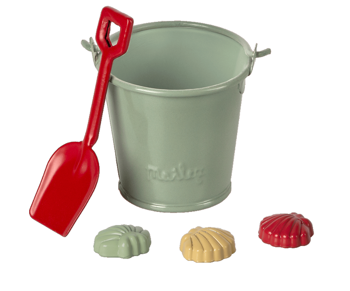 Maileg Beach set - Shovel, bucket & shells