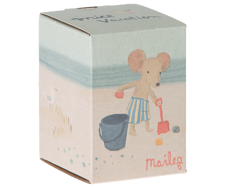 Maileg Beach set - Shovel, bucket & shells