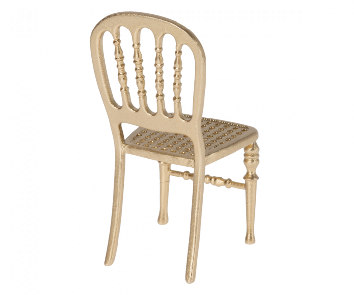 Maileg Chair, Mouse - Gold
