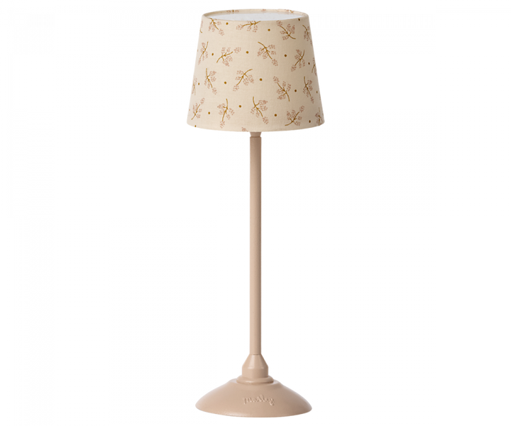 Maileg Miniature Floor Lamp, Powder