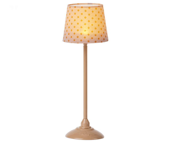 Maileg Miniature Floor Lamp, Dark Powder