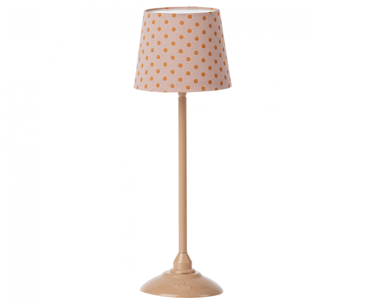 Maileg Miniature Floor Lamp, Dark Powder