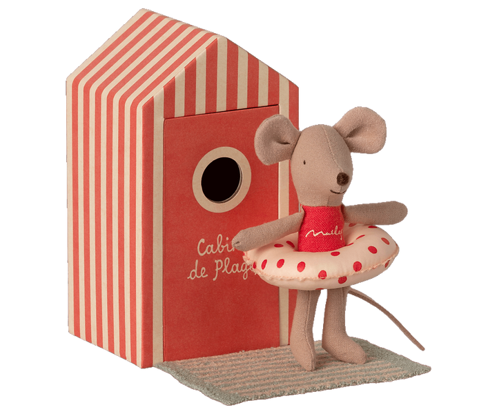 Maileg Beach mice, Little sister in Cabin de Plage