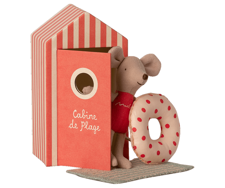 Maileg Beach mice, Little sister in Cabin de Plage
