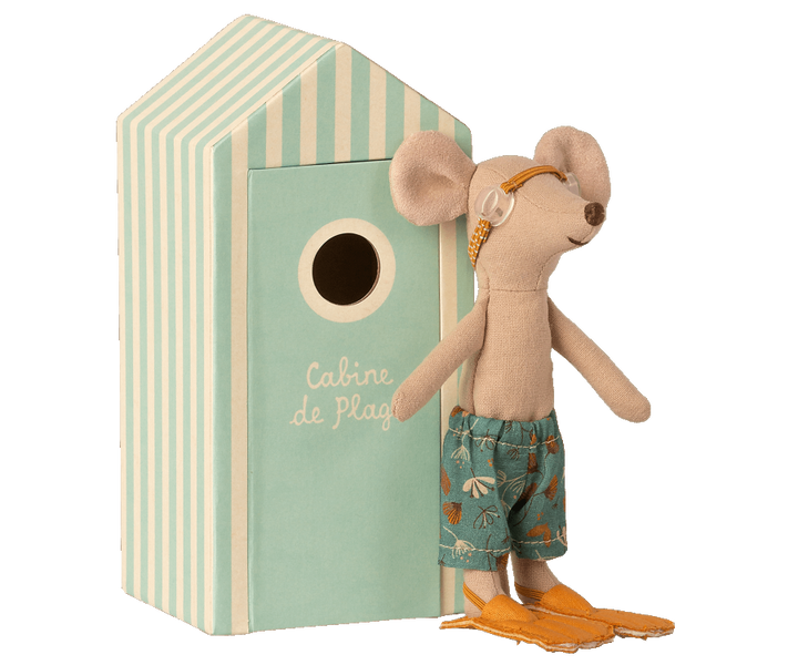 Maileg Beach mice, Big brother in Cabin de Plage