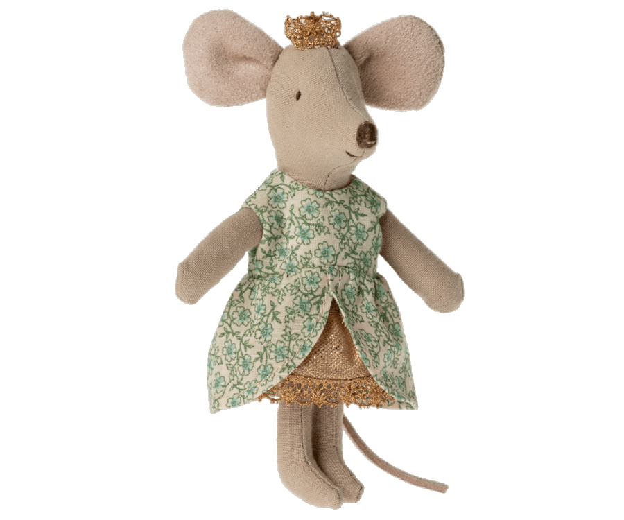 Maileg Princess mouse, Little sister in matchbox