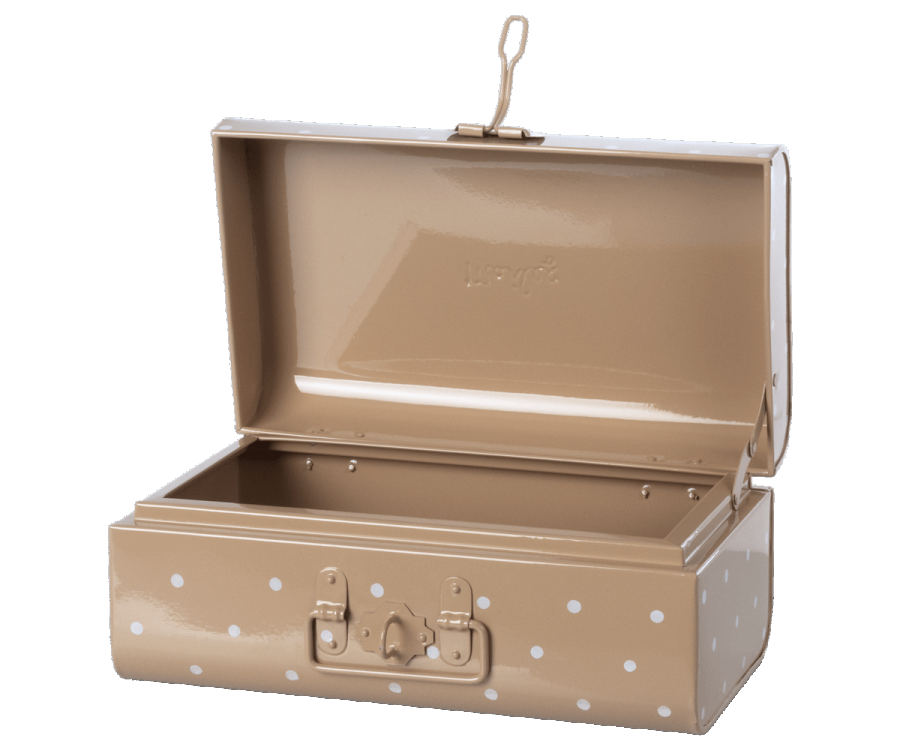 Maileg Storage suitcase, Small - Rose w. dots
