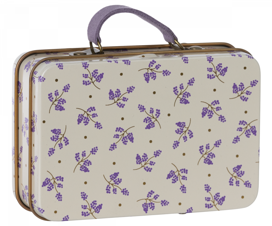 Maileg Small suitcase, Madelaine - Lavender