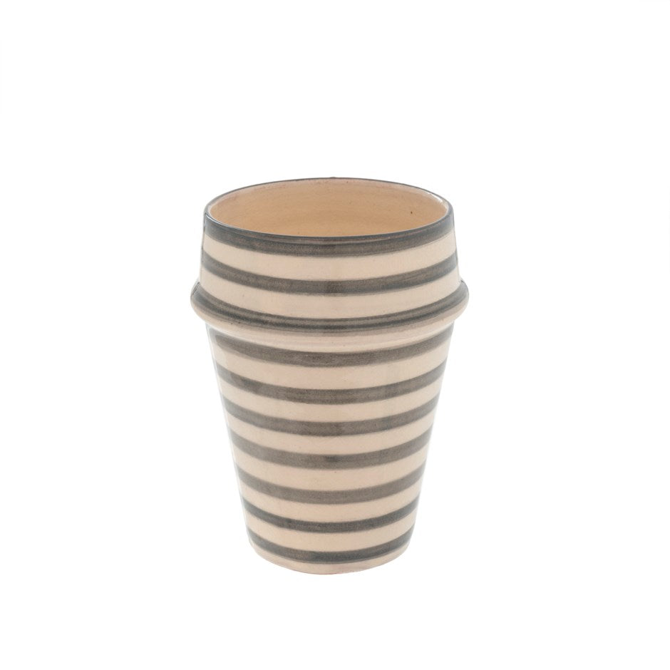 Moroccan Cup, Grey Stripe