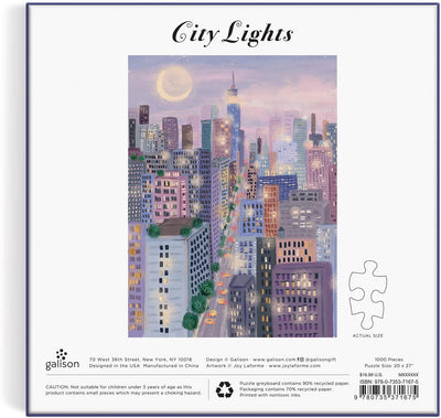 Joy Laforme: City Lights 1000-Piece Jigsaw Puzzle