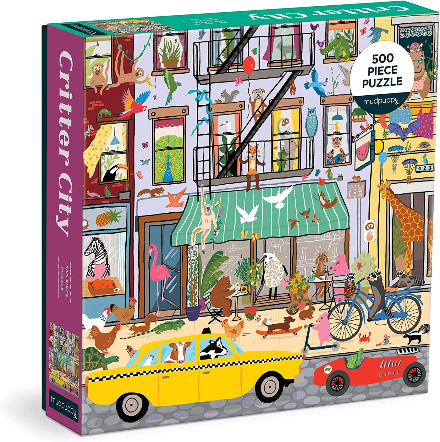 Critter City - Family Puzzle 500-Piece Jigsaw Puzzle