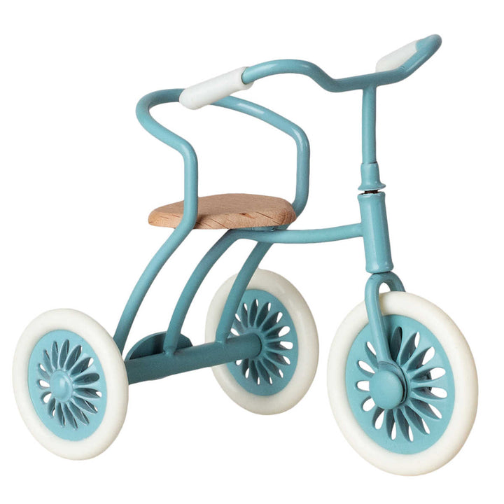 Maileg Abri à tricycle for Mouse, Petrol Blue