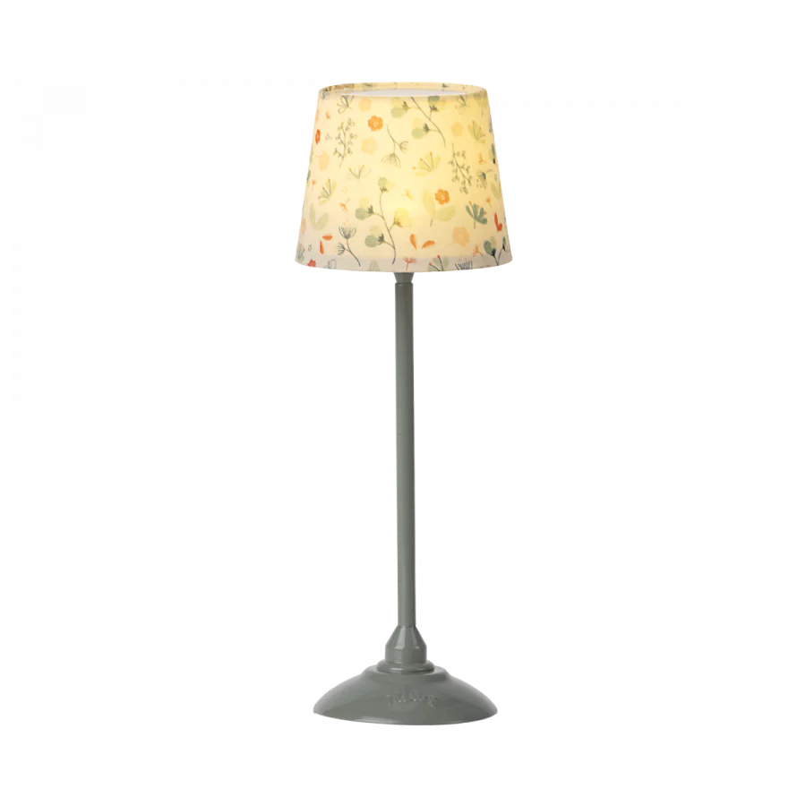 Maileg Miniature floor lamp - Mint