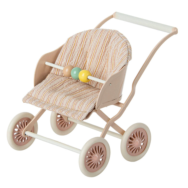 Maileg Stroller, Baby Mice, Rose