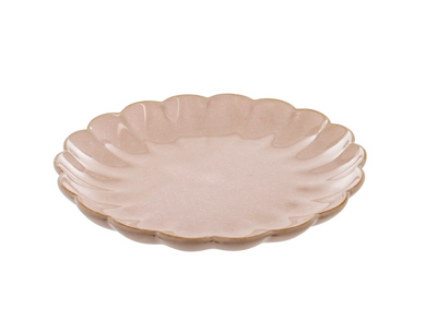 Scallop Plate, Blush